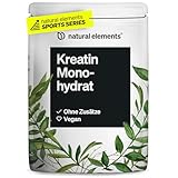 Image of natural elements  creatine supplement