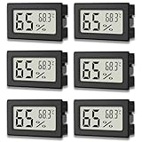 Image of zoerbufan ZOE-YH-ThermoHygrometer-Blk-6Pcs hygrometer