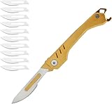 Image of Anrbb LZ-Utility Knife Tools Gold pocket knife