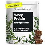 Image of natural elements  protein powder