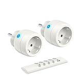 Image of UCOMEN 2 stopcontacten met 1 afstandsbedienin smart plug