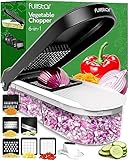 Image of fullstar Compact 6-en-1 Blanc vegetable chopper