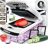 Image of fullstar PRO 8 en 1 Blanc vegetable chopper