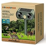 Image of RoamRover Solar Ultrasonic Animal Repeller cat repellent