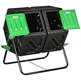 Image of Outsunny 845-916V01BK compost bin