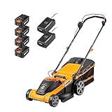 Image of LawnMaster CLMF4841E-01 cordless lawn mower