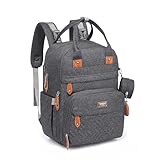 Image of BabbleRoo BBR139-EU(dark grey) diaper bag