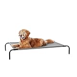 Image of Amazon Basics 2007L-GY dog bed for chewers