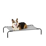 Image of Amazon Basics 2007M-GY elevated dog bed