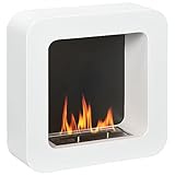 Image of HOMCOM 820-326V00WT ethanol fireplace