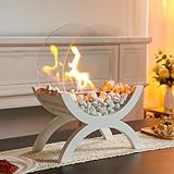 Image of JHY DESIGN JHY5144W ethanol fireplace