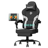 Image of HapGIFTㅤ HAP002-Black Grey-UK gaming chair