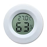 Image of adspow PC-Hygrometer-Round-White hygrometer