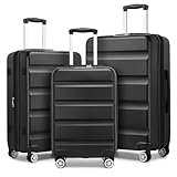Image of Kono KSK2482-BK-19/24/28 luggage set