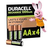 Image of Duracell HR6 rechargeable battery