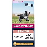 Image of Eukanuba Senior Medium Dog Food 15KG senior dog food