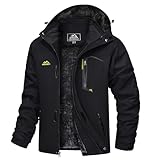 Image of TACVASEN TAC-816-32-Black-3XL ski jacket