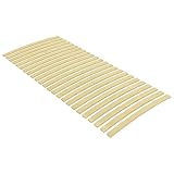 Image of vidaXL 340077 slatted bed base