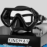 Image of Findway ES-JM111-BL-RO-NE snorkel mask