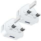 Image of LOVEAI WHITE 2PACK 1A ST USB charger