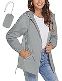 Image of iWoo Rain Coats For Women waterproof jacket